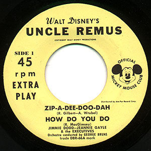 Disneyland Record Label DBR-66