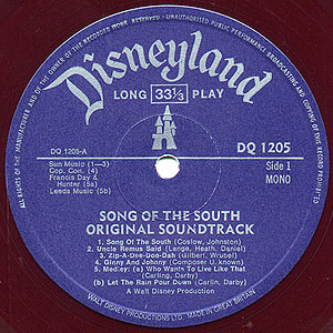 Disneyland Record Label DQ-1205
