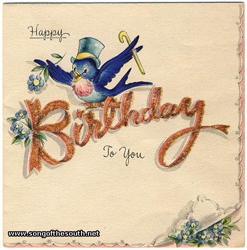 Mr. Bluebird Birthday Card #3